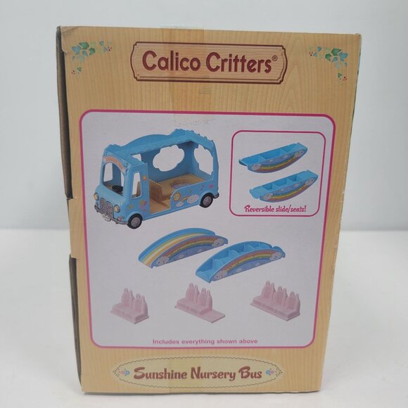 Calico Critters Sylvanian Families Sunshine Nursery Bus NEW - Picture 4 of 5
